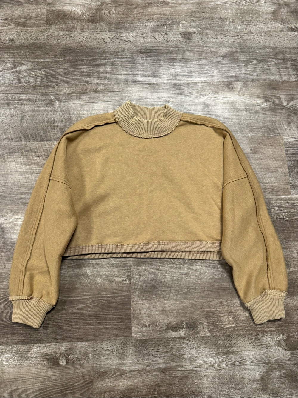 Gilded Intent Cropped Pullover Size Medium